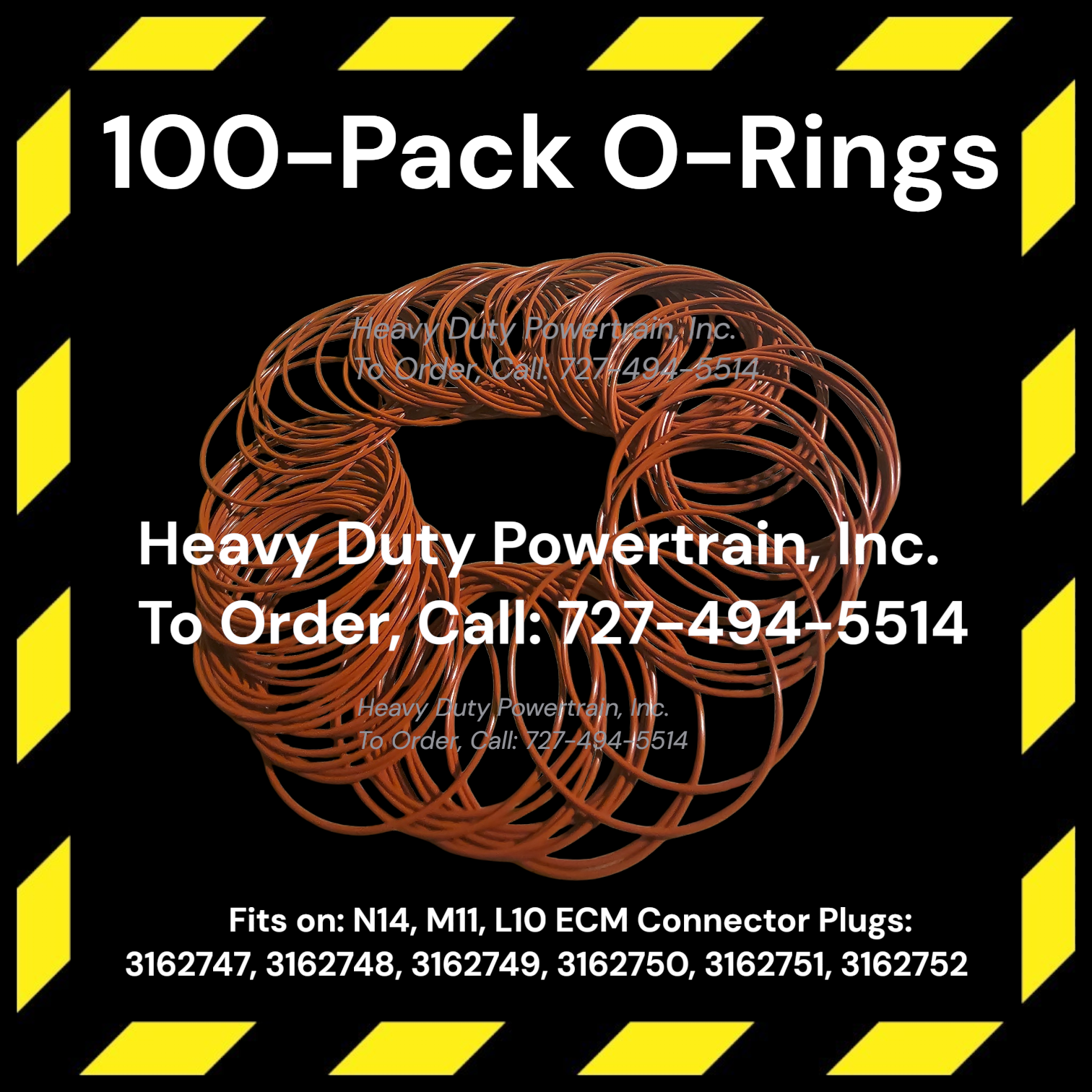 O-Rings-100 Pack Mechanic/Shop Special: for N14, M11 and L10 ECM Connectors Celect and Celect Plus