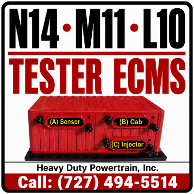 Tester ECM for Cummins Celect or Celect plus N14, M11 9r L10 engines